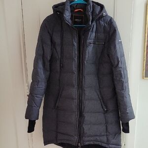 OROLAY Women's Charcoal Puffer Jacket